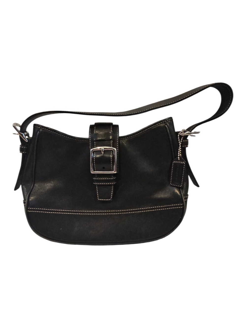 Vintage Coach Hampton Leather Purse 7584 Y2K Black